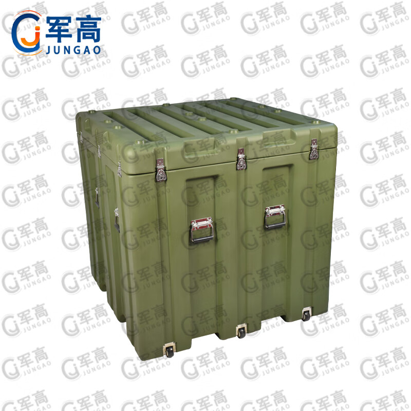 Jungao rotational molding box 1100*1100*1100mm XTC wheeled storage box material transport box airdrop box 25 new type