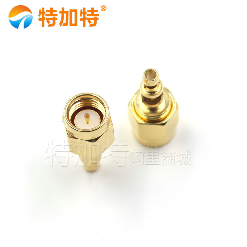 Tejat SMA-J-0.9-1.0 with double windows, open internal screws and inner needles without wires, RF1.13 cable, all-copper connector SMA-J-1.0 with double windows, open internal screws, internal needles without wires 1