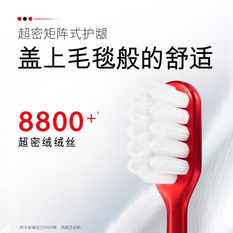 Colgate Sun Yingsha's same style velvet silk gum protection toothbrush high density ultra-fine soft bristles 2 toothbrushes travel individually packaged