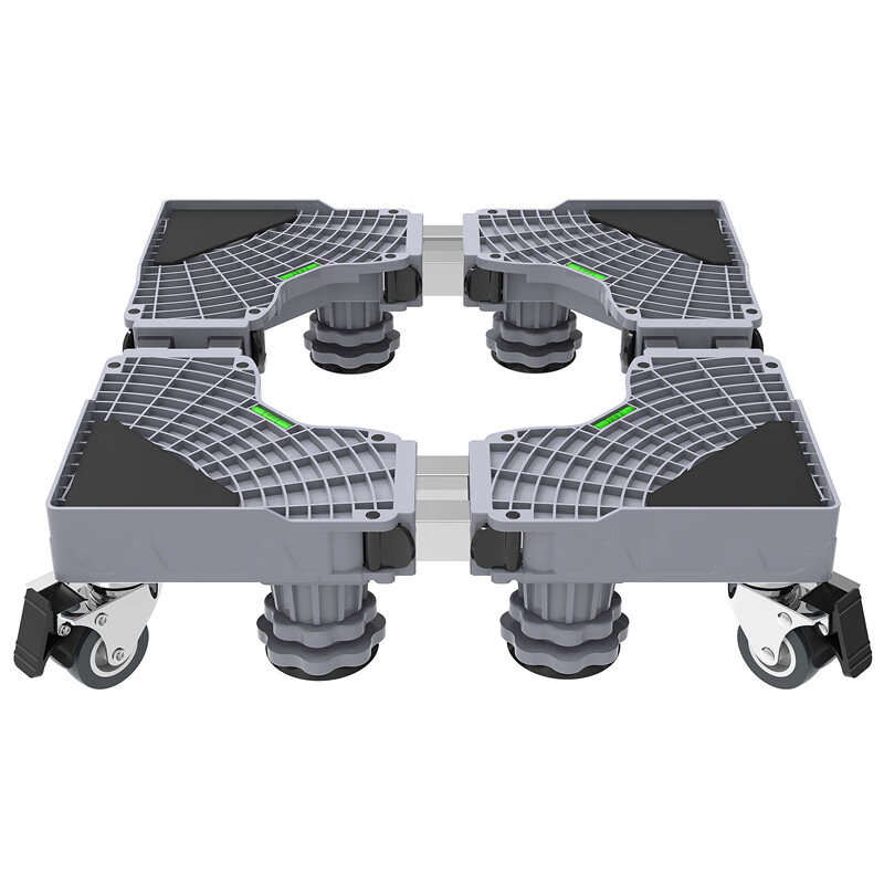 Washing machine base refrigerator tripod mat bracket fully automatic roller foot pad anti-slip anti-shock pad height bracket mobile standard full panel 4 suction cup foot fixed version