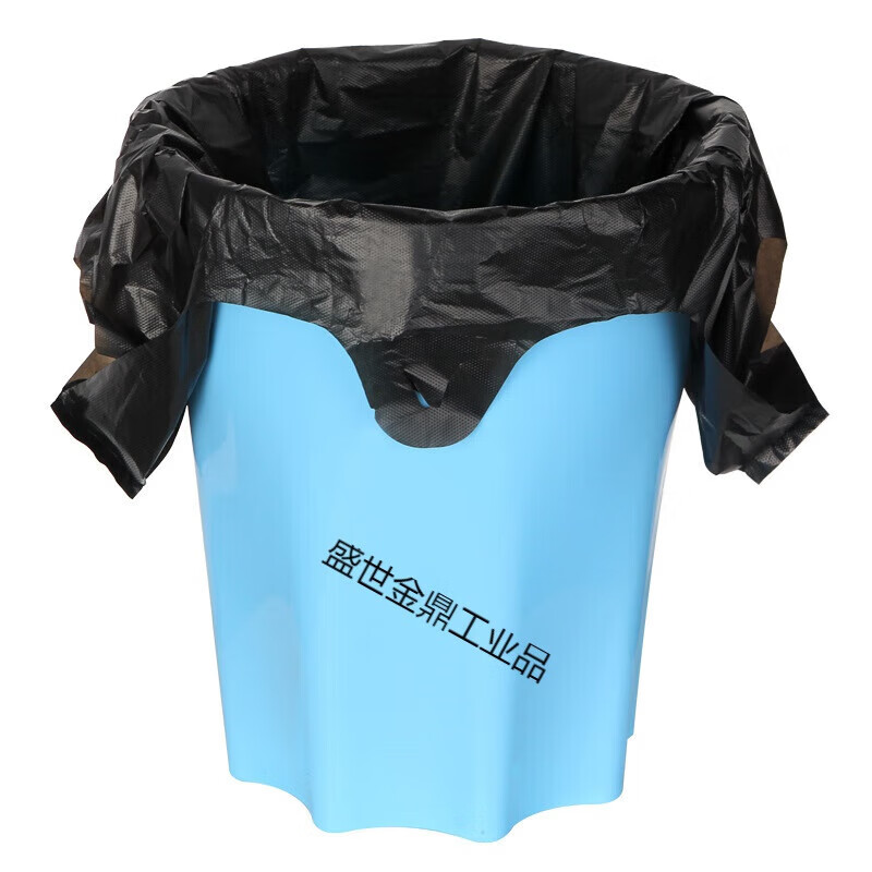 Vest style garbage bag thickened portable black small extra thick vest plastic bag large disposable black width 32*52cm 50 pieces thick 2 wires
