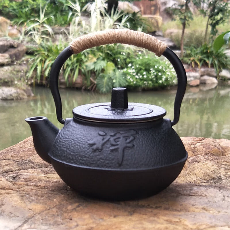 Kettle Iron Copper Coin Iron Kettle Japanese Iron Art Teapot Handmade Retro Gold Iron Kettle Ancient Coin Retro Kettle Cast Golden Flying Fish 1ml