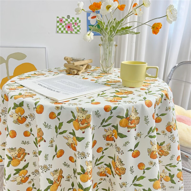 Anjun Shengfeng Floral Plaid Table Cloth Velvet Girly Heart Student Desk Cloth Pad Photo Background Cloth Puppy Party 40*60cm (Small Cover Cloth)