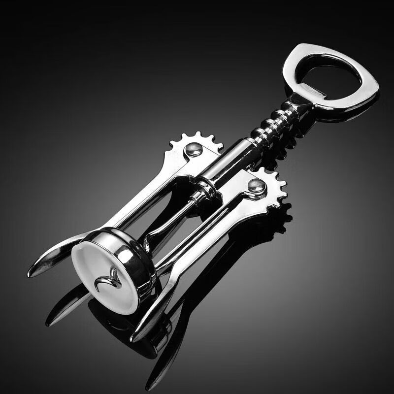 Jekero wine bottle opener, wine and beer opener, red wine cork opener, labor-saving, lightweight, durable, silver dual-use model