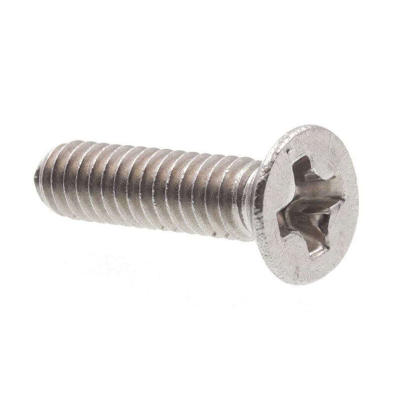 Prime-Line Machine Screws Flat Head Phillips M20.4 X 8 mm (Pack of 10)