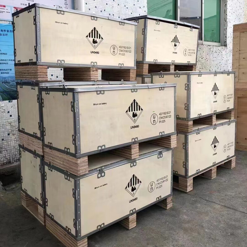 Jingsheng Fengbo steel belt box fumigation-free wooden box 152*52*65cm packaging plywood shipping export wooden box logistics transportation turnover box