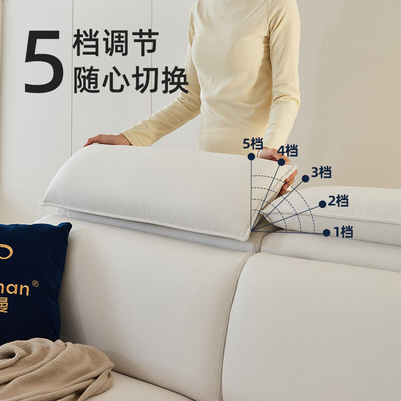 Pashaman 2026 new cream style living room small apartment folding fabric cotton and linen sofa straight 2.5 meters 2430ZF