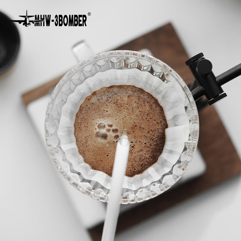 MHW-3BOMBER bomber coffee elf filter cup, heat-resistant glass V60 coffee filter cup, hand-brewed coffee filter
