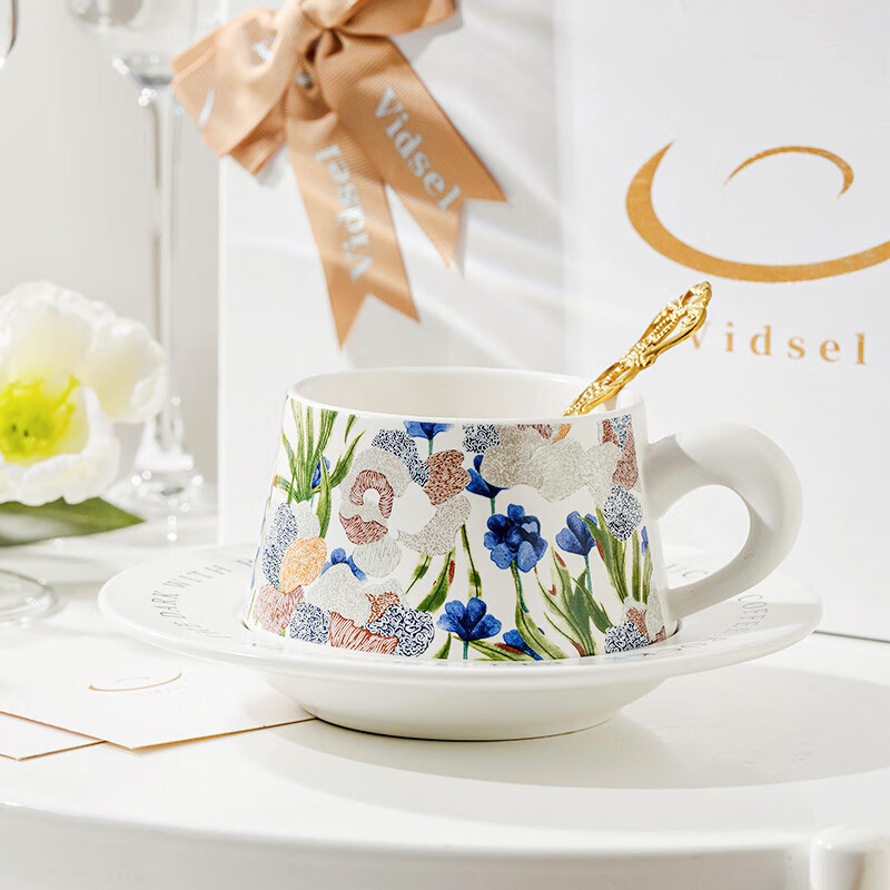 Vidsel wedding gift for newlyweds, coffee cup gift box for newlyweds, housewarming and birthday, gift for bride, pair of water cups, couple cups