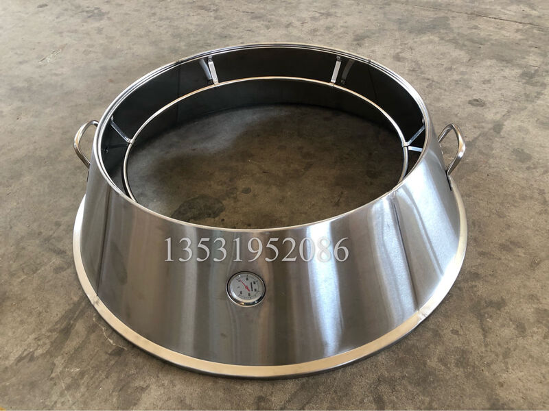 80/90/100 double-layer roast duck stove lid, roast chicken stove double-layer lid, roast goose stove base, hanging oven accessories, 90-type single-layer base, outer diameter 90.5 cm