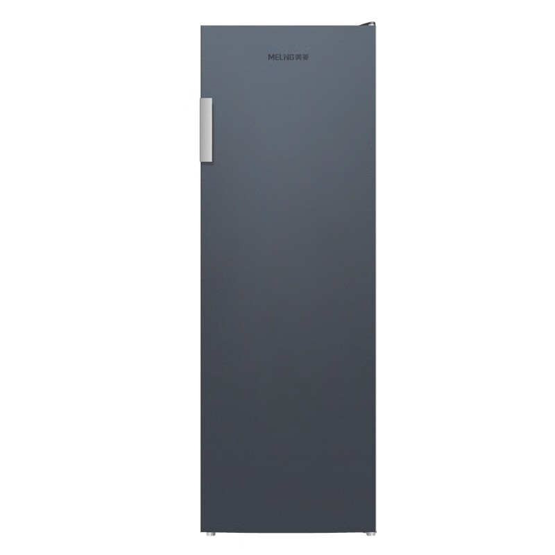 Meiling (MEILNG) vertical freezer frequency conversion frost-free household drawer-type energy-saving small deep-freezer refrigeration freezer refrigerator side door 208 up to one level frequency conversion starry sky gray single freezer 1L