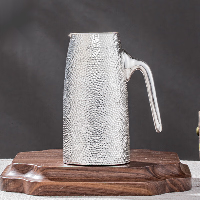 Qixuan silver wine pot 999 sterling silver set two liang white wine dispenser one pot one cup silver wine glass gift wine glass 36 grams