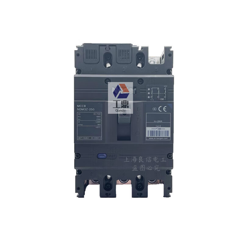 Xinliangji Liangxin air switch DC photovoltaic molded case circuit breaker NDM3Z-250 4P 3P 250A