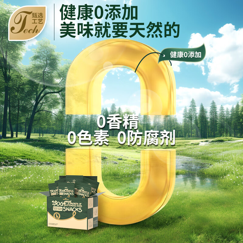 HELLOJOY Dog Snacks 10 Flavors Blessing Gift Pack 1.2KG Adult Dogs and Puppies Molar Reward Chicken and Duck Dried 2.4kg