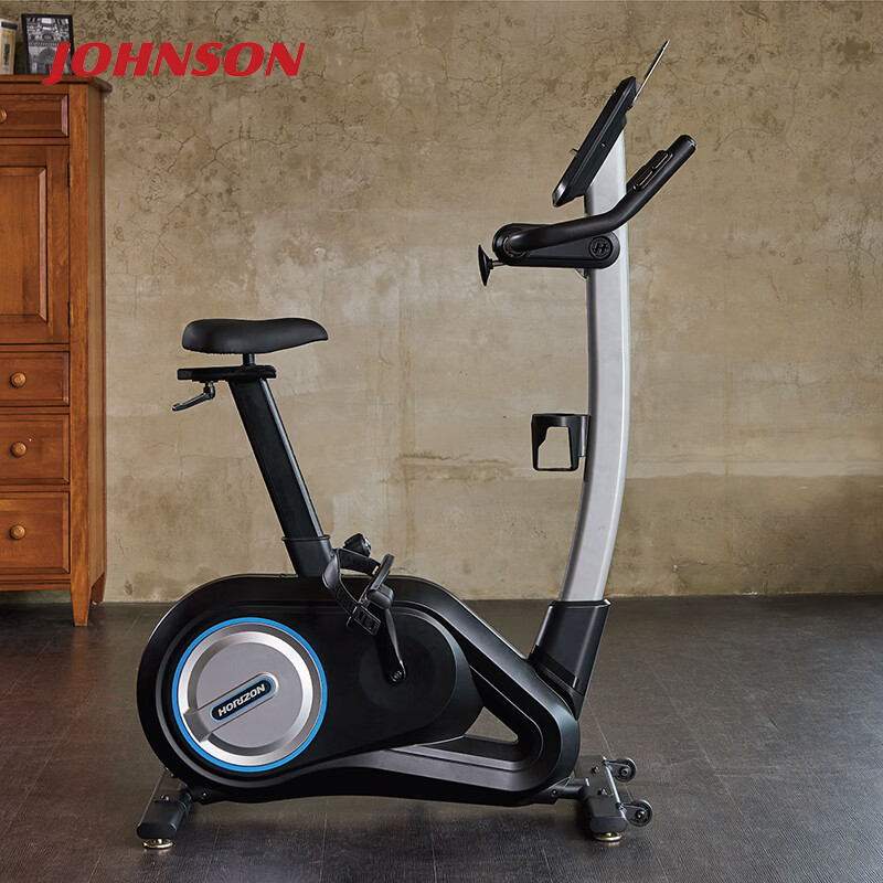 JOHNSON Vertical Exercise Bike PAROS 3.0 Electromagnetic Controlled Resistance Silent Indoor Sports Indoor Rehabilitation Training Equipment Black