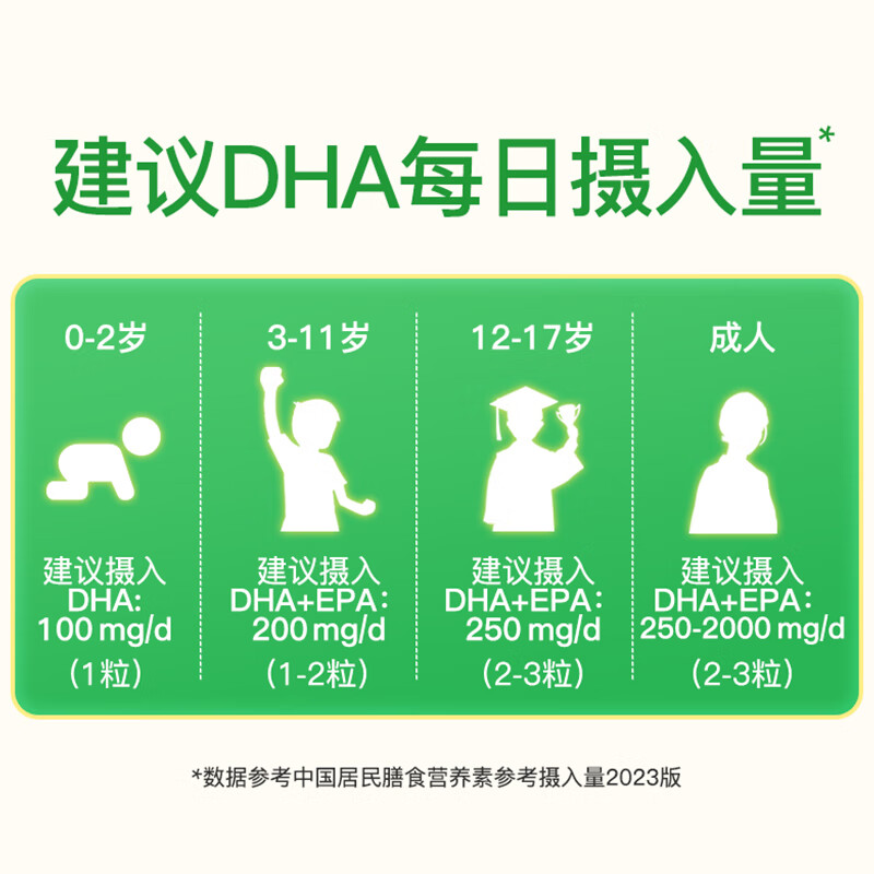 Srilian children's DHA original imported 0-6 years old imported algae oil dha bottled 90 capsules