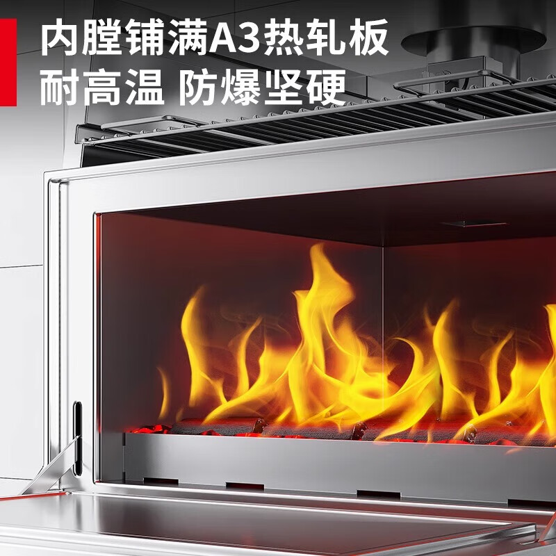 Dingbai commercial electric oven restaurant hotel barbecue oven high temperature infrared indoor outdoor fruit wood steak oven charcoal grill color matching desktop charcoal grilled fruit wood stove