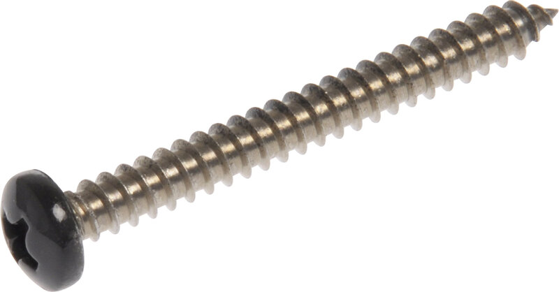 Hillman 10 x 2-Inch Black Flat Head Phillips Sheet Metal Screws