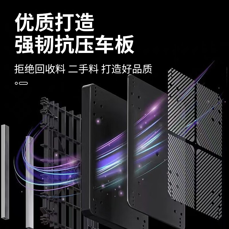 Work partner small trolley flatbed trolley 90*60cm 5 inch PVC labor-saving wear-resistant double tube 900 pounds decoration small trailer transport hand trolley folding