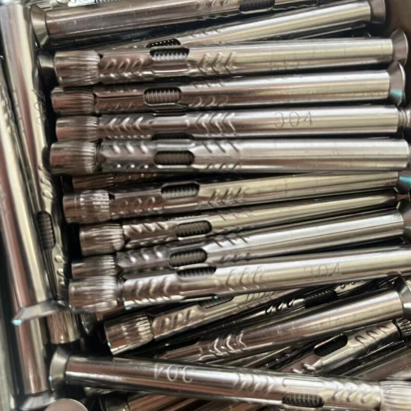 FANCYCHIC201 304 stainless steel cross broken bridge door and window nails stainless steel screw expansion special 6*50 full length 201 material 16 pieces