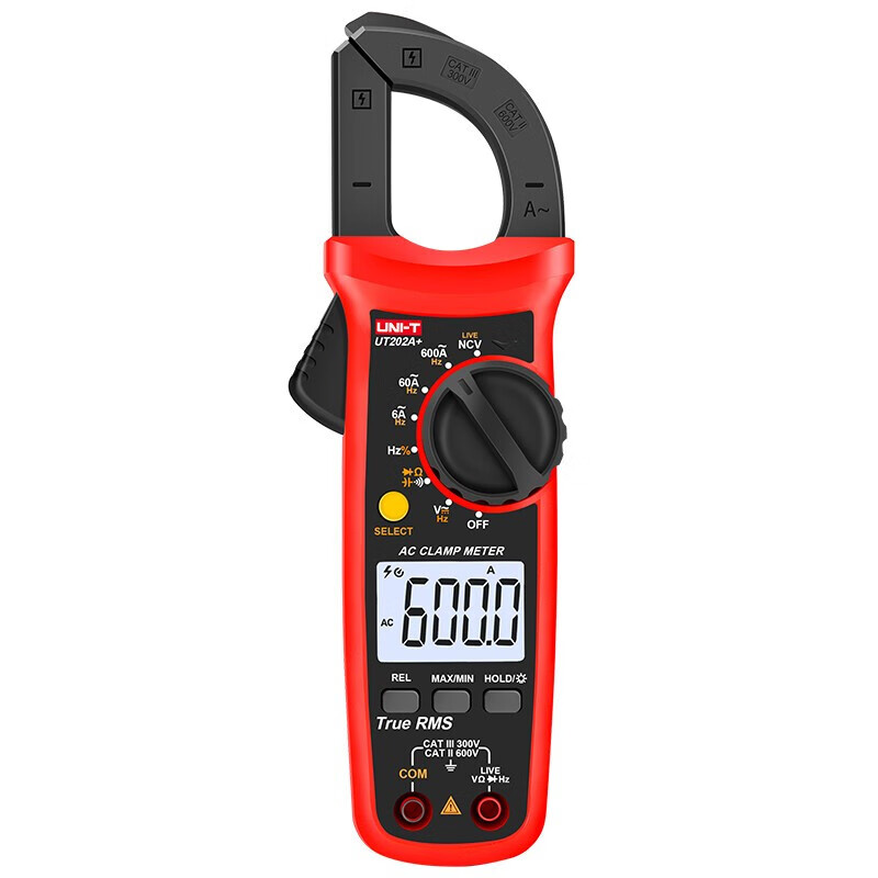 Uni-T clamp ammeter high-precision clamp meter UT210E mini digital clamp multimeter AC and DC ammeter UT202A+ AC 600A+ capacitor