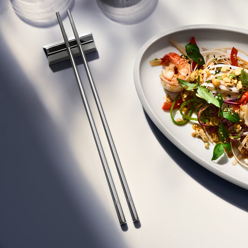 WMF Futengbao stainless steel chopsticks household edible grade antibacterial and mildew-proof chopsticks set of 2 pairs