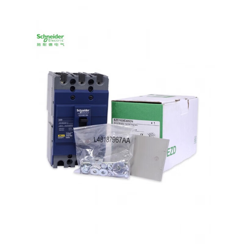 Schneider EZD plastic case circuit breaker total open high current 3P4P32A63A100A250A315A400 200A 4p