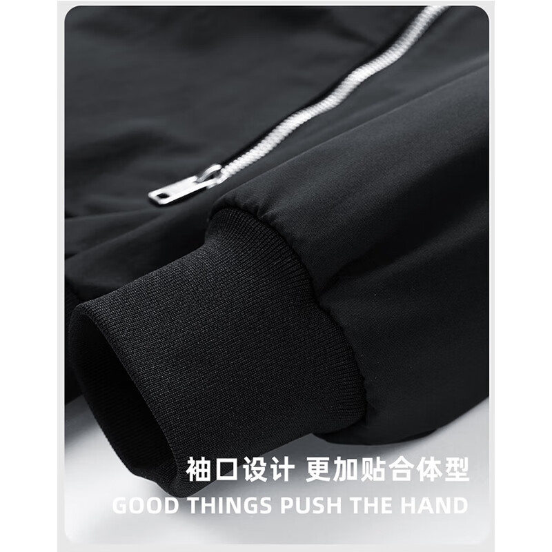 NASA MARVEL Jacket Men's Autumn and Winter Casual Versatile Warm Outdoor Sports Simple Plush Jacket Top Burgundy 3XL