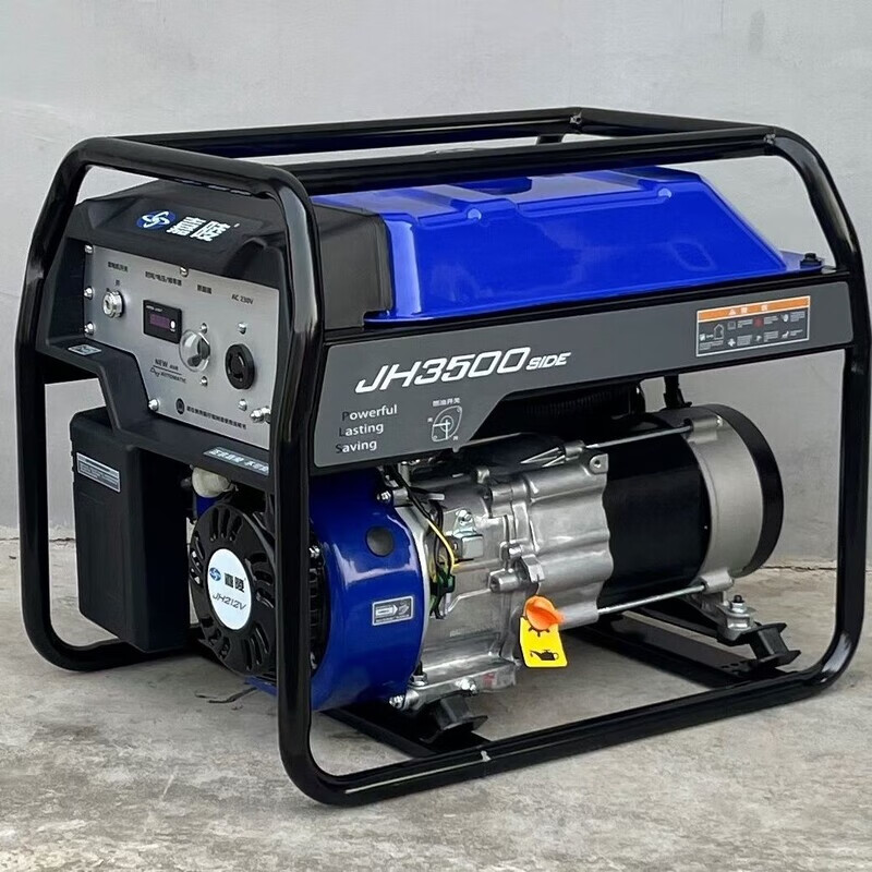 Jialing 10KW gasoline generator small 220 household 380 kW power three-phase 17Kw three-phase luxury model ten twin cylinder ten electric start