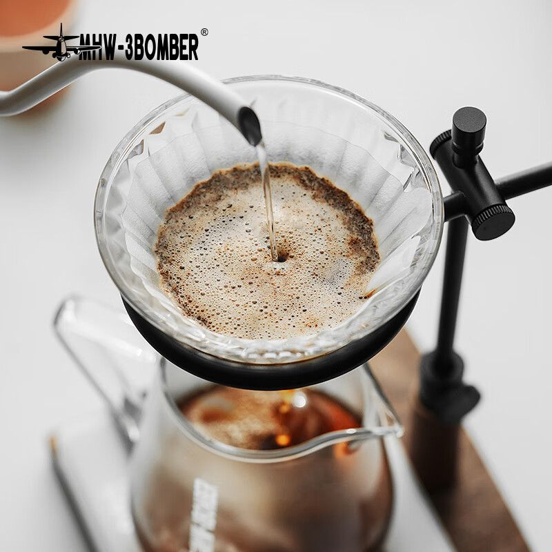 MHW-3BOMBER bomber coffee elf filter cup, heat-resistant glass V60 coffee filter cup, hand-brewed coffee filter