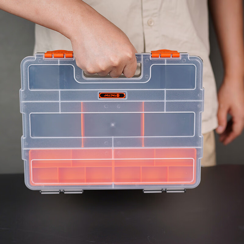Tactix parts box 4-piece set screw box combined tool box classification box plastic box storage box household 320020