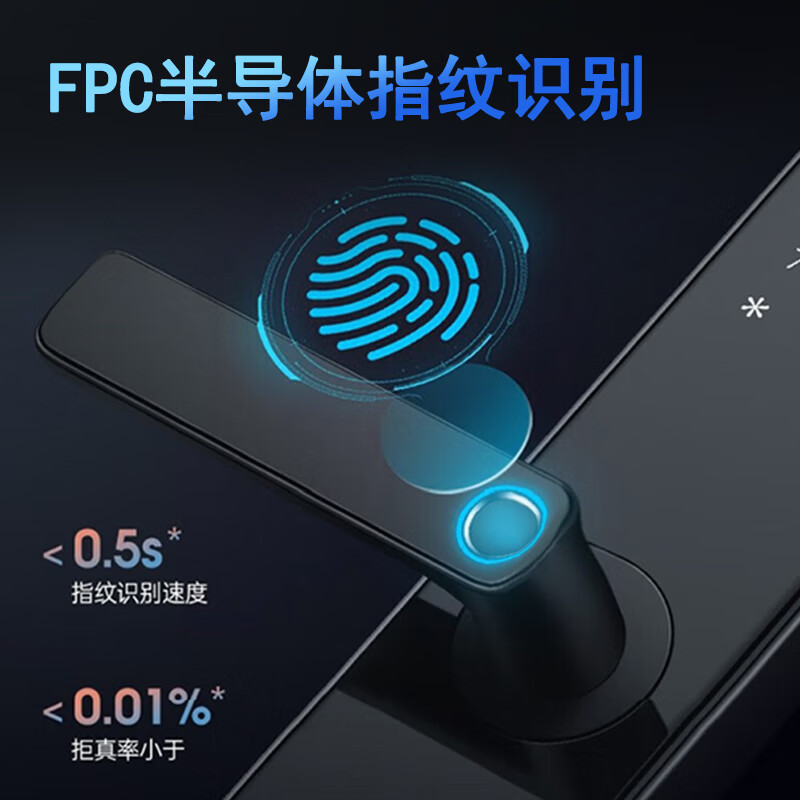 Weiheng fingerprint lock password lock smart door lock electronic lock anti-theft door c-level lock core smart door anti-theft small black box