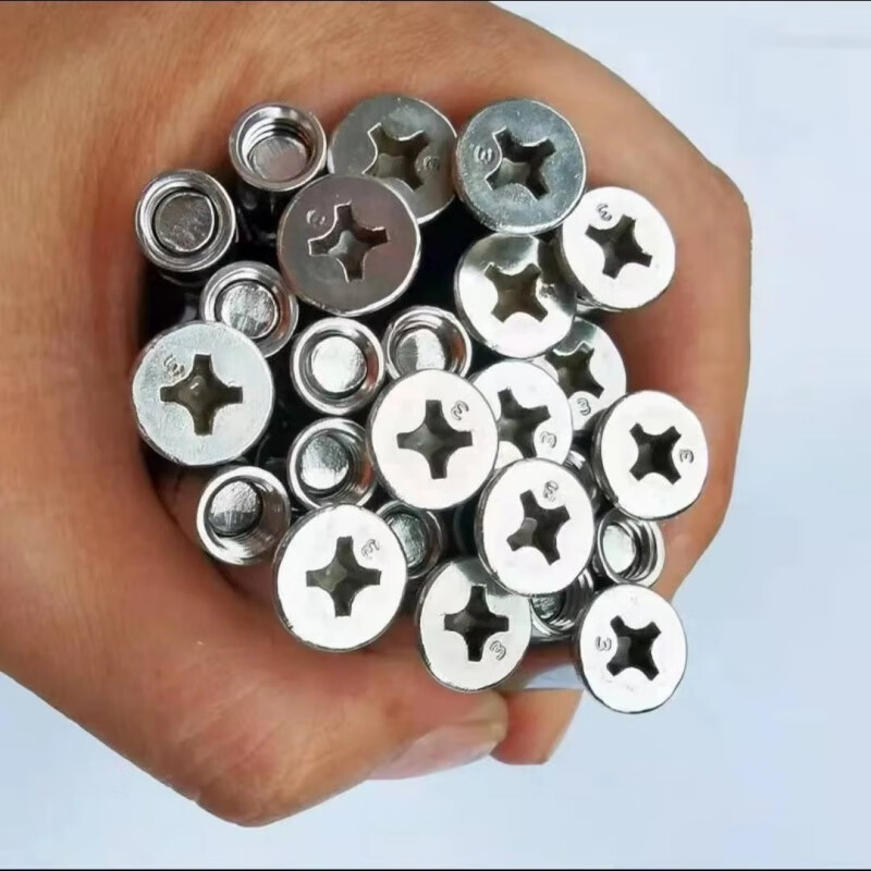 FANCYCHIC201 304 stainless steel cross broken bridge door and window nails stainless steel screw expansion special 6*50 full length 201 material 16 pieces