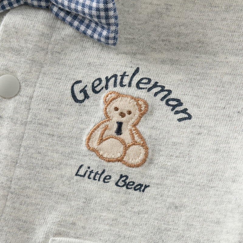 David Bella Newborn Jumpsuit Spring Clothes Baby Boy's Jacket Baby Gentleman Romper Clothes