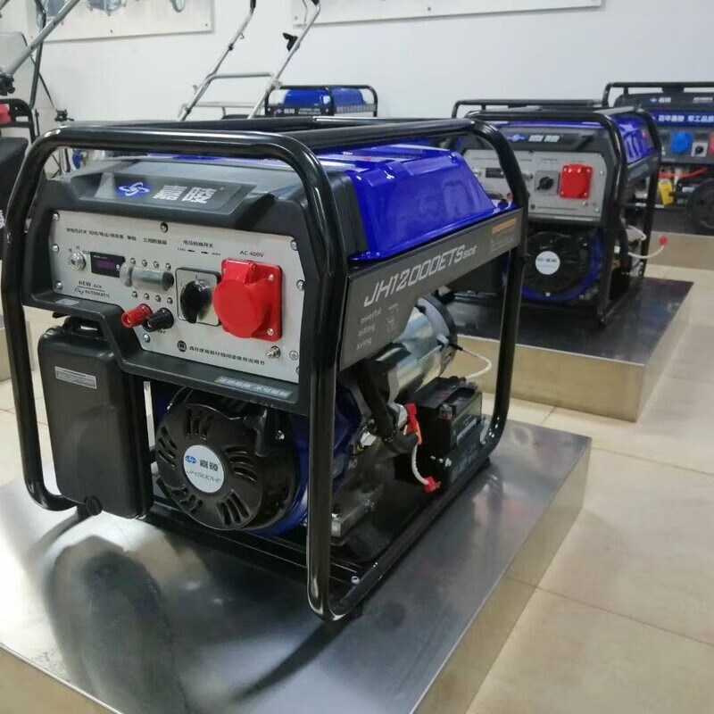 Jialing 10KW gasoline generator small 220 household 380 kW power three-phase 17Kw three-phase luxury model ten twin cylinder ten electric start