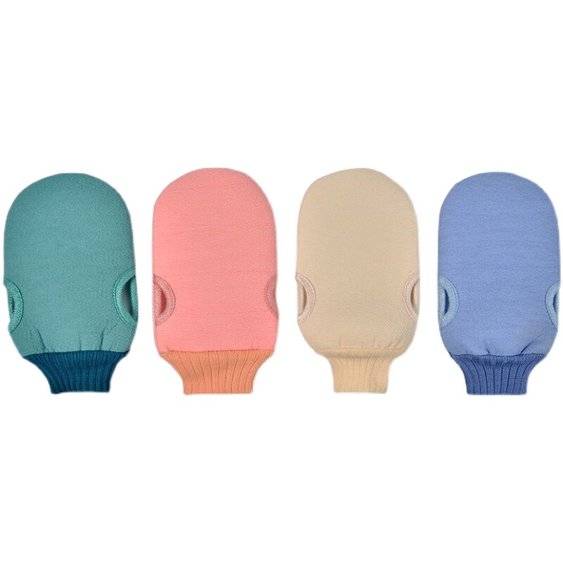 Fat Donglai's same style thickened bath towel, adult long mud bath towel, men's and women's back rub long strip, blue back rub strip + bath towel