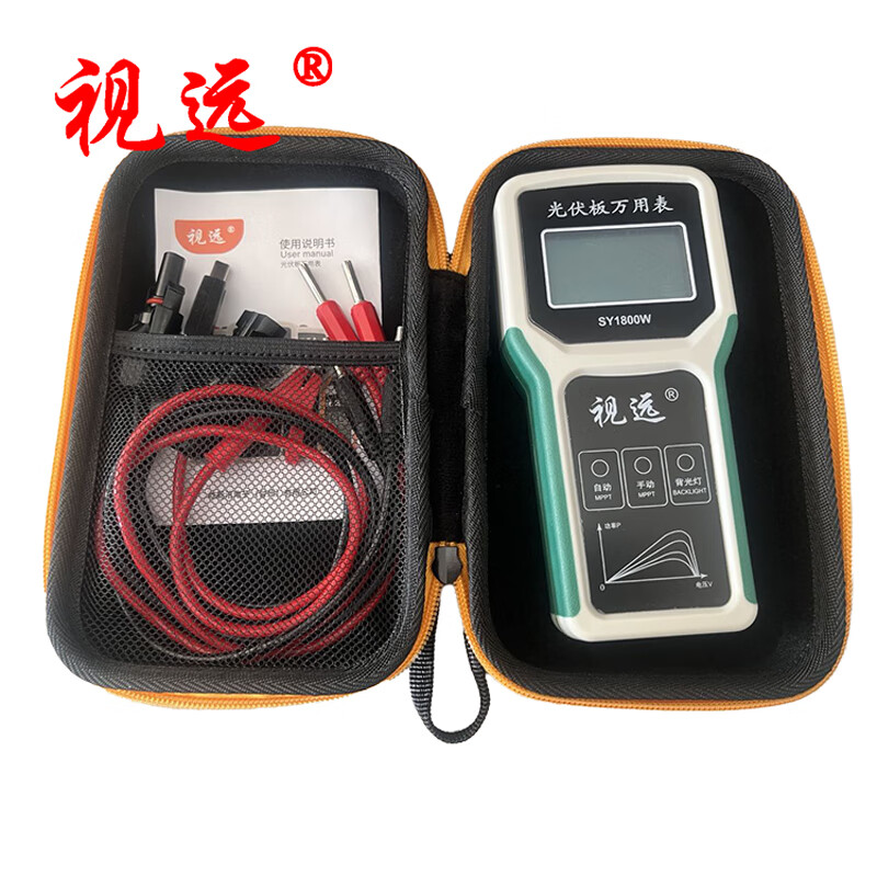 Vision photovoltaic panel multimeter SY1800W solar MPPT power meter component power tester 20-120V SY1800W