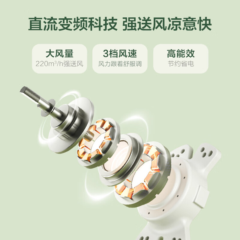 Op Lighting Infinity DC Liangba Lighting Three-in-one Kitchen Fan Air Conditioner Fan Cooler Embedded LZ02