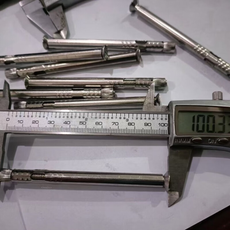 FANCYCHIC201 304 stainless steel cross broken bridge door and window nail stainless steel screw expansion special 6*80 full length 201 material 180 pieces