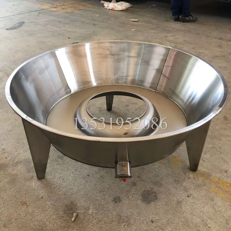 80/90/100 double-layer roast duck stove lid, roast chicken stove double-layer lid, roast goose stove base, hanging oven accessories, 90-type single-layer base, outer diameter 90.5 cm