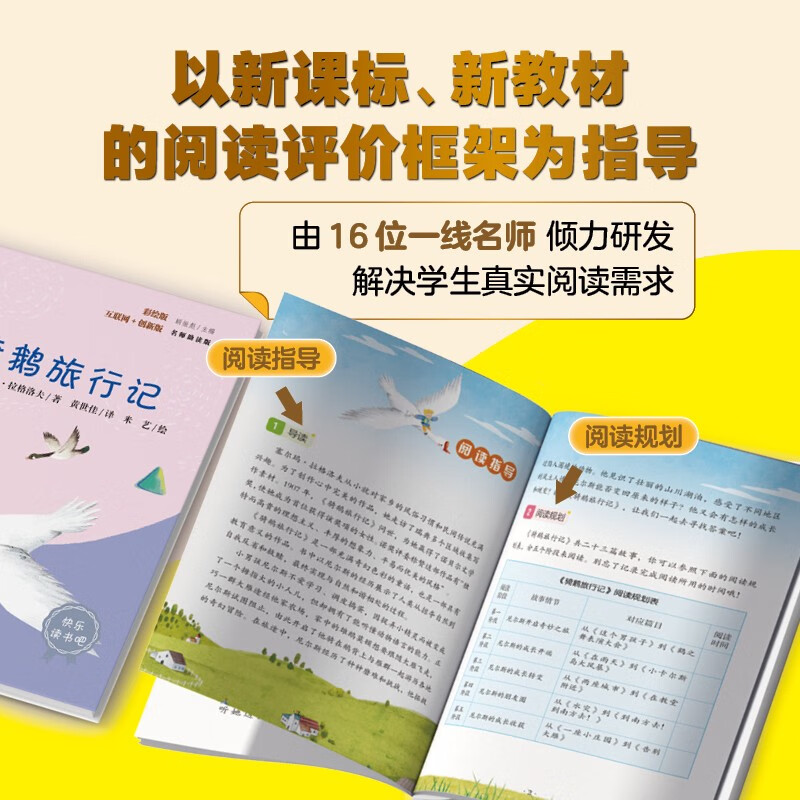 Happy reading, the second volume of the sixth grade designated reading: Robinson Crusoe + The Adventures of Tom Sawyer + Travels by Riding a Goose (a set of 3 volumes in total) must-read extracurricular reading books