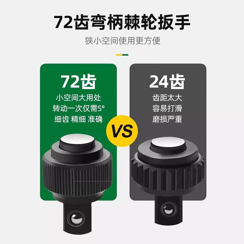 Shengda ratchet socket wrench set wrench 3/8 Zhongfei multi-functional external hexagonal quick wrench socket auto repair tool