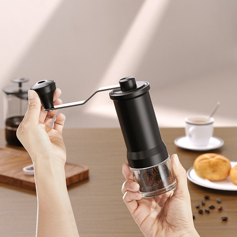 CLITON hand grinder, coffee bean grinder, hand grinder, portable coffee machine, manual grinder, automatic grinder, Yahei-internal adjustment version, free cleaning brush