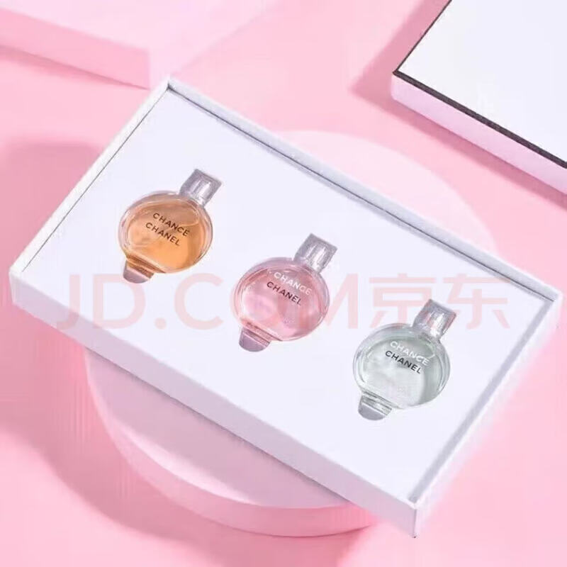 Perfume COCO sample travel sample counter gift box holiday gift for girlfriend, wife, best friend's birthday gift Chanel sample 3-piece set + counter gift box gift bag