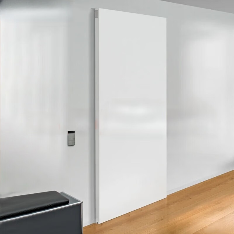 Ghost door invisible log color minimalist ghost door sliding door cloakroom sliding door paint-free hidden door invisible door trackless suspended door paint ghost door