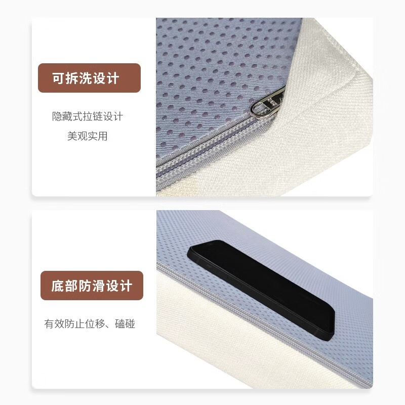 Steinmetz Bay Window Cushions Light Luxurious and High-Level Balcony Removable and Washable New Coconut Brown Latex Window Sill Cushions Customized Ivory White Please Contact Customer Service for Customization