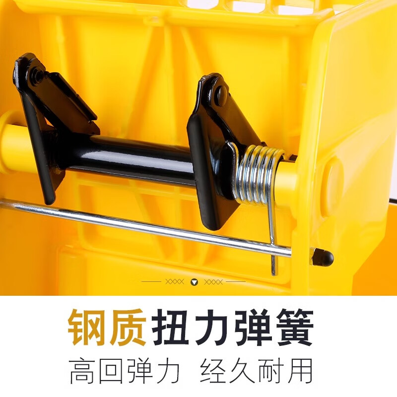 Juchengyun water squeeze truck 32L property hotel mop squeeze bucket commercial mop bucket cleaning wash mop mop tussah water truck cleaning tool thickened