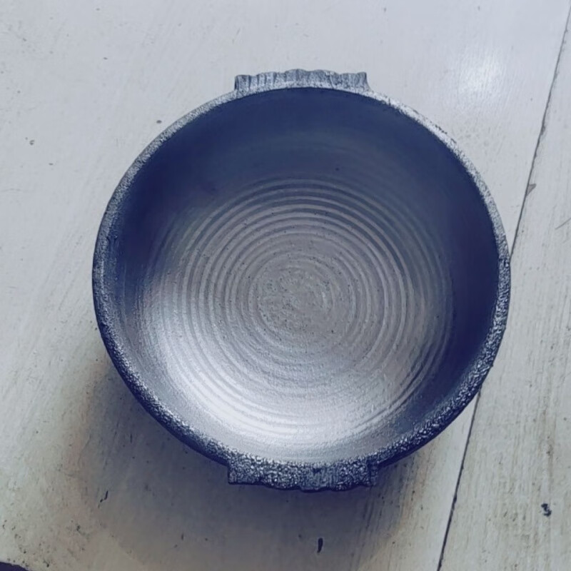 Enshousu old-fashioned clay pot earth casserole household casserole large capacity extra large coarse earth casserole old style 70's woven gold 24CM/10CM 1ml