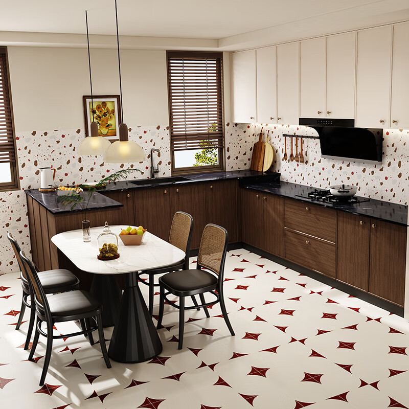 Sophia cabinet customization Medieval style retro kitchen decoration kitchen cabinet cupboard integrated quartz stone countertop stove cabinet cabinet custom gold