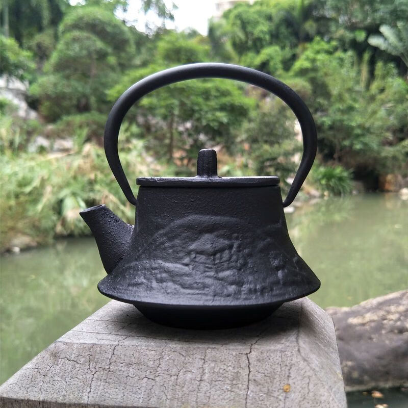 Kettle Iron Copper Coin Iron Kettle Japanese Iron Art Teapot Handmade Retro Gold Iron Kettle Ancient Coin Retro Kettle Cast Golden Flying Fish 1ml